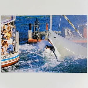 Universal Studios Florida Postcard Jaws the Ride Orlando Resort Shark Sharknado - Picture 1 of 2
