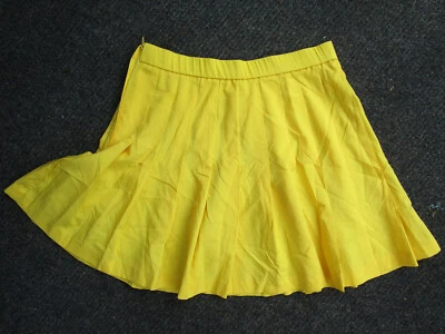 De Colección Lily's of Beverly Hills Mini Círculo Tenis Falda Amarilla Deportiva Preppy 10 Foto 1 de 4