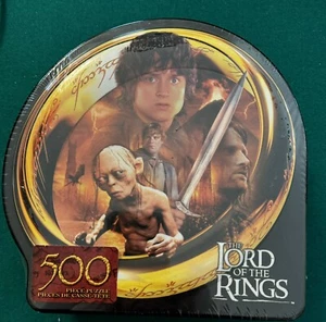 Lord of the Rings Puzzle in Metal Ring Shaped Box "Guide to Mordor" 500 p Hasbro - Picture 1 of 2