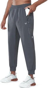 Men'S Fleece Joggers Athletic Warm Sweatpants Workout Gym Running Pants Active W - Picture 1 of 5