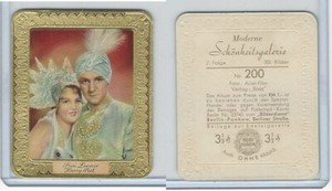 G14-15-2a Garbaty, Modern Beauties, Brown, 1937, #200 Susi Lanner - Piel