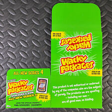 WACKY PACKAGES ALL-NEW SERIES 4 ANS4 2006 EMPTY RETAIL DISPLAY BOX