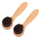 Facial Exfoliating Brush Duo - 2 Wooden Brushes for Deep Cleansing