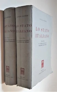 Giulio Alessio Lo Stato Italiano 2 volumi Macrì 1939 - Imagen 1 de 1