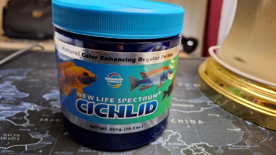 New Life Spectrum Naturox Cichlid Formula 10.5 oz -300 grams -Color Enh. pellets - Image 1 of 3