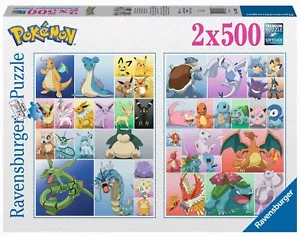 RAVENSBURGER PUZZLE*2 x 500 TEILE*POKEMON*RARITÄT*NEU+OVP - Bild 1 von 1