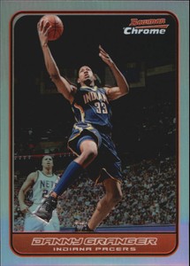 2006-07 Bowman Chrome Refractors Pacers Basketball Card #78 Danny Granger /249