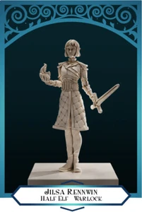 Half-Elf Warlock - Jilsa Rennw Dungeons and Dragons Miniature DnD is a Woman D&D - Picture 1 of 1