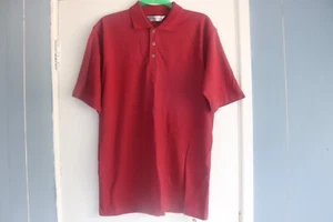 Berkertex for Men Polo Shirt Size Large Pure Cotton Light Burgundy - Picture 1 of 3