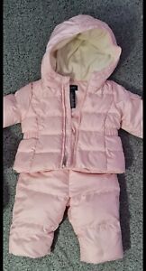 Baby Girls Ralph Lauren padded pramsuit Snowsuit coat with trousers 9 months