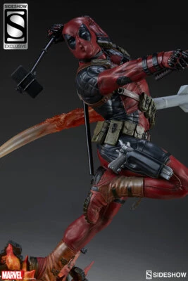 SIDESHOW 独家 DEADPOOL SEEKER 高级格式人偶雕像 109/1500EX — 第 1/4 张图片