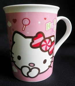 Genial taza de café de cerámica HELLO KITTY té labios cónicos Sanrio - Imagen 1 de 4