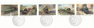 Famous Trains GB Used stamps GWR Bureau (a) 1985 ON PIECE (146239) - Imagen 1 de 1
