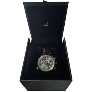 Bulova Accutron II Men's Quartz Chronograph 45mm Watch Lobster 98B252 New - Picture 1 of 6