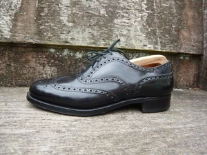 BROGUES VINTAGE CHURCH'S - NERO - UK 8 - BURWOOD - OTTIME CONDIZIONI - Foto 1 di 11