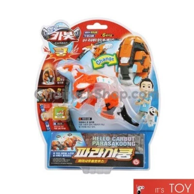 Hello Carbot Koong PARASAKOONG Parasaurolophus Dinosaur Transforming Robot set - Image 1 of 4