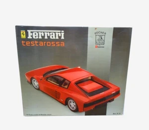 Pocher 1/8 Scale Ferrari Testarossa Diecast Model Kit Unassembled - Picture 1 of 10