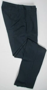 LANDS END marineblaue Schuluniform einfache Chinohose ungesäumt Damen 4 NEU - Bild 1 von 6