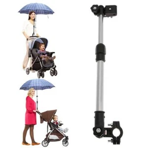 New Umbrella Attachment Clamp Stands Holder Pipe Bar/Wheelchair Scooter Tool - Picture 1 of 12