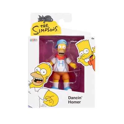 2025 JAKKS PACIFIC THE SIMPSONS DANCIN' HOMER 2.5 英寸活动人偶波浪 4 — 第 1/4 张图片
