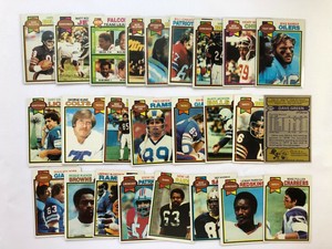 Topps '79 American Football NFL Trading card base set single cards by Topps 1979