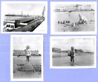 Vintage Holiday Photos Hastings Sussex Child Beach Pier Lot 1960 x4