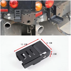 Pedal de placa escalonada plegable maletero negro para Land Rover Defender 90 110 2004-2018 - Imagen 1 de 4