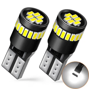 AUXITO CANBUS T10 194 2825 LED License Plate Light Bulbs 6500K White Error Free - Picture 1 of 10