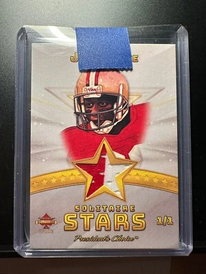 2023 PRESIDENT'S CHOICE JERRY RICE SOLITAIRE STARS PATCH 1/1 - Image 1 of 2