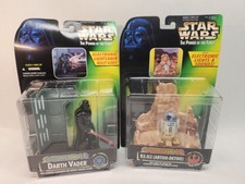 Star Wars Lot DARTH VADER R2-D2 Electronic Power F/X Figure 1996 Kenner Hasbro