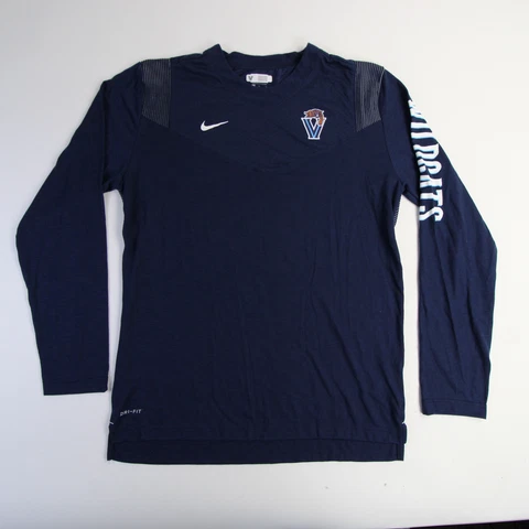 Villanova Wildcats Nike Dri-Fit Long Sleeve Shirt Men's Navy Used Cover