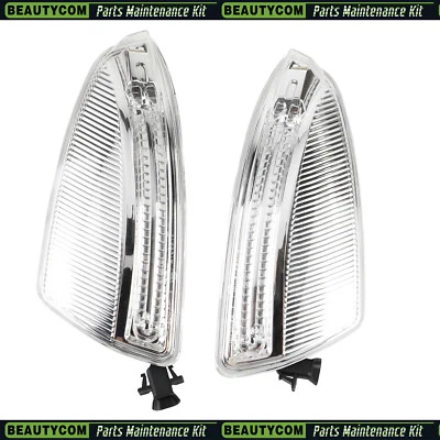 Par de luces de giro de espejo de puerta para Mercedes Benz W164 ML350 ML450 ML500 EE. UU. Foto 1 de 4