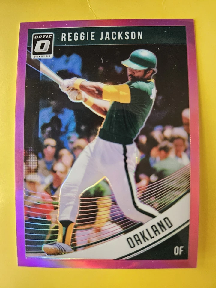 Donruss Optic Pink #91 2018 Reggie Jackson - Oakland Athletics Foto 1 de 1