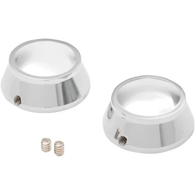 Drag Specialties 1303-0200 Swingarm Pivot Bolt Covers - Chrome - Image 1 of 3