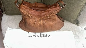 Cole Haan bag for women, Brown leather metallic, Vintage - Picture 1 of 13