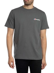 Berghaus Men's Dotted Mountain T-Shirt, Grey - Picture 1 of 5