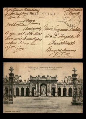 Mayfairstamps US 1919 APO Express Service to Pennsylvania WWI Postcard aau_80233 - Image 1 of 2