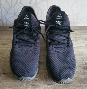 Adidas Pharrell Williams Tennis HU Black AGZ9533 Schuh Sneaker dunkelgrau Gr. 42 - Picture 1 of 8