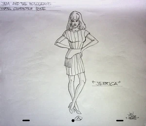 Jem and the Holograms  SIGNED Hand-Drawn - Juan Diaz Model Cel Recreation - Picture 1 of 2