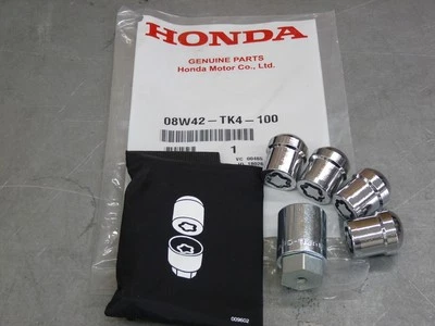 Genuine Honda 2014-2025 Honda - Wheel Locks Chrome 08W42-TK4-101 - Image 1 of 4