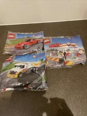 LEGO Shell V Power Kits X3 Station , Shell Tanker &  F12BERLINETTA Racing Car - Image 1 of 4