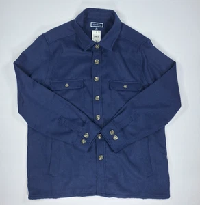 Club Room Men's XL Navy Blue Button-down Fleece Shirt Jacket - Bild 1 von 7