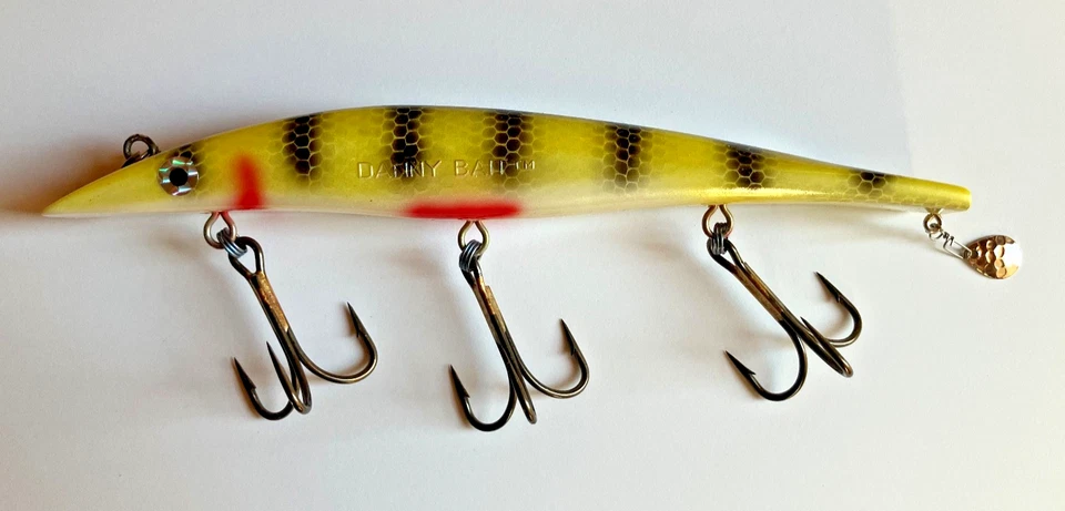 NEW Hand Painted 9" Danny Bait, Muskie Fishing Lure, Lake of the Woods