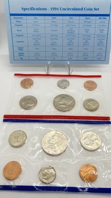 1994 PD US Mint Set (OGP) 10 coins #14332 - Image 1 of 4