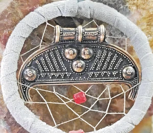 Kievan Rus Lunnitsa Amulet, Slavic Pagan Lunula Replica Pendant - Picture 1 of 8