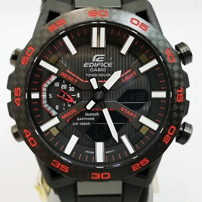 Reloj Hombre CASIO EDIFICE Sospensione ECB-2000YPB-1AJF Negro Bluetooth Nuevo en Caja Foto 1 de 4