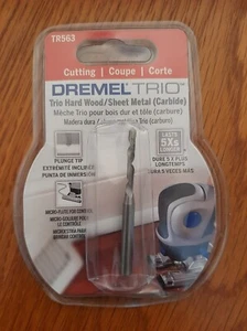 Dremel Trio Hardwood, Sheet Metal Carbide Cutting Bit TR563, HTF Made In USA - Picture 1 of 5
