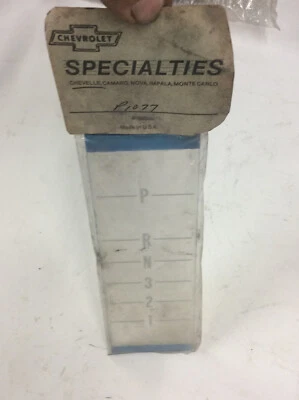 НОВЫЙ индикатор автоматического переключения передач от Chevrolet Specialties P1077 71 72 Chevelle  - Изображение 1 из 3