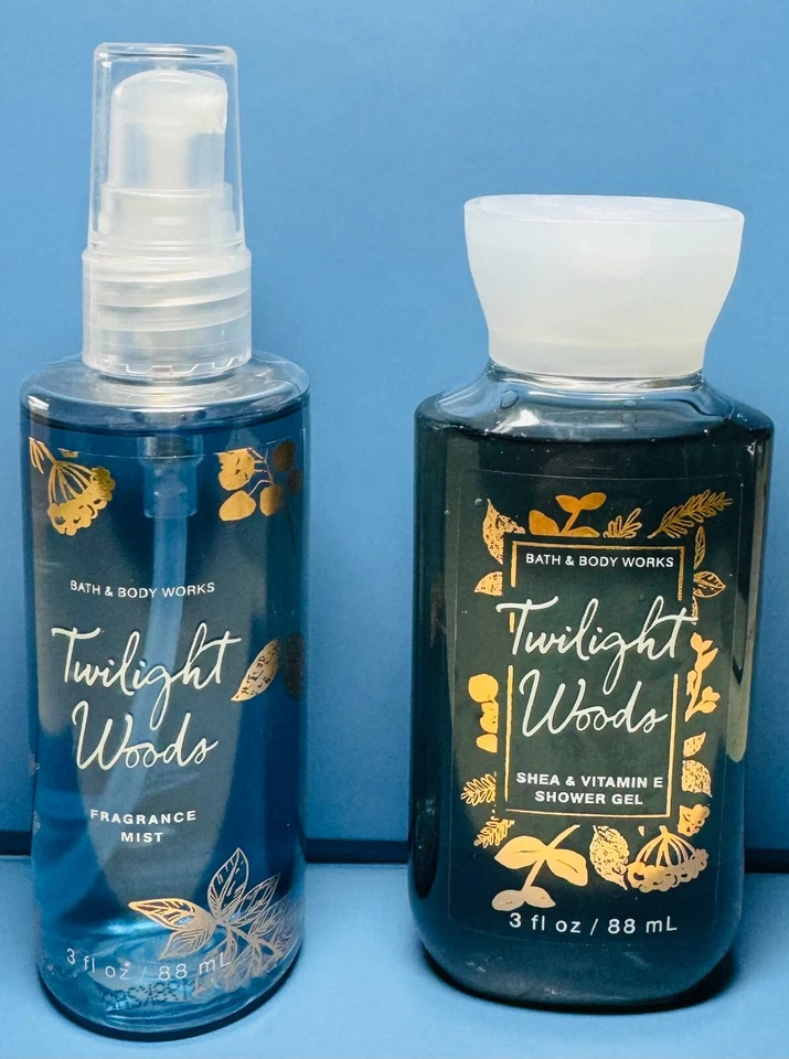 $$$AVE ~ TWILIGHT WOODS ~ 2PC TRAVEL GIFT SET ~ Bath & Body Works ~ SHIPS FREE! - Image 1 of 1