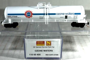 MICRO-TRAINS LINE N 56' GENERAL SERVICE TANK CAR OZONE WATERS 11000400 - Picture 1 of 3